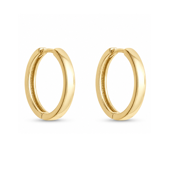 Gold Classic Hoop Earrings
