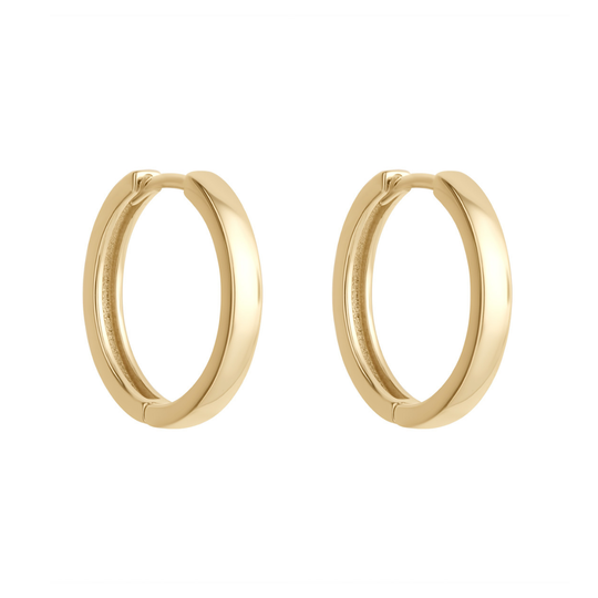 Gold Classic Hoop Earrings