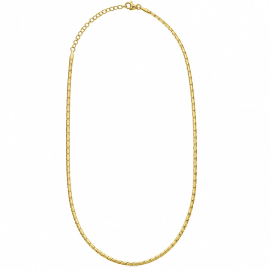 Gold Column Necklace