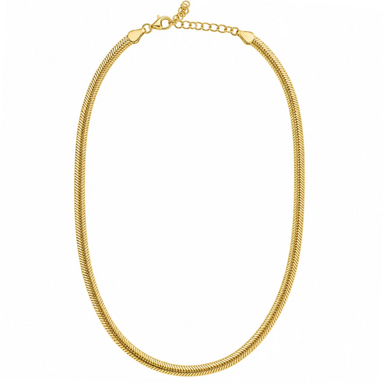 Gold Flexible Snake Necklace