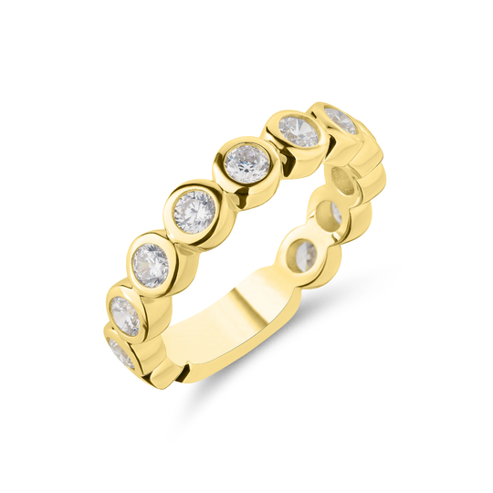 Gold Orbit Ring