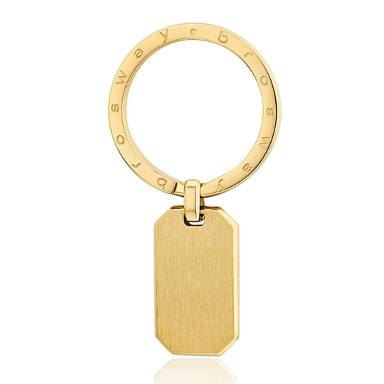 Gold Stainless Steel Keychain