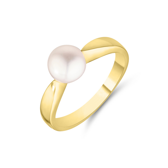 9ct Yellow Gold Pearl Ring