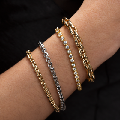 bracelet stack on model