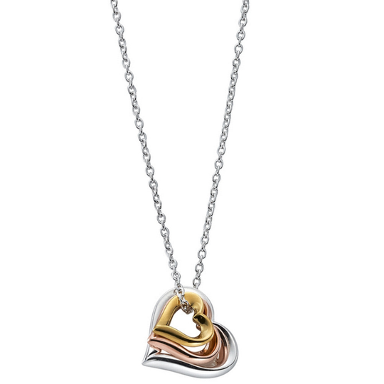 Sterling Silver Triple Heart Pendant