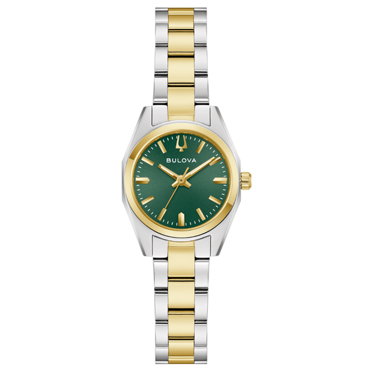 Ladies' Bulova Surveyor Green Dial Watch