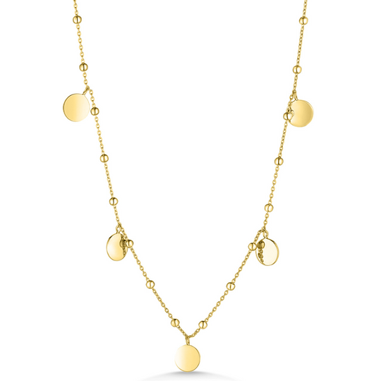 Gold Multi Charm Necklace