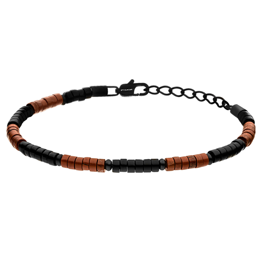 Steelwear Onyx & Jasper Beaded Bracelet