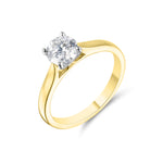 0.70ct Yellow Gold Lab Grown Diamond Solitaire Ring