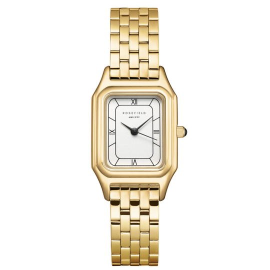 Rosefield Ivy White Gold Watch