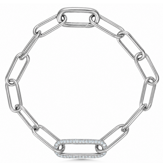 Silver Paperlink Bracelet