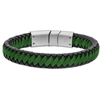 Gent's Steelwear Miami Leather Bracelet