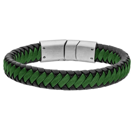 Gent's Steelwear Miami Leather Bracelet