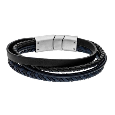 Gent's Steelwear Miami Multi Strand Leather Bracelet