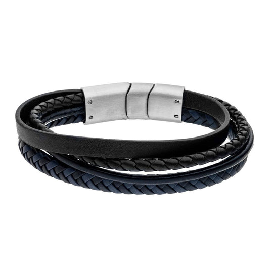 Gent's Steelwear Miami Multi Strand Leather Bracelet
