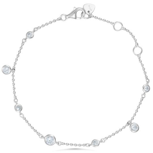 Silver Celeste CZ Bracelet