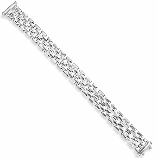 Silver Flat Link Bracelet