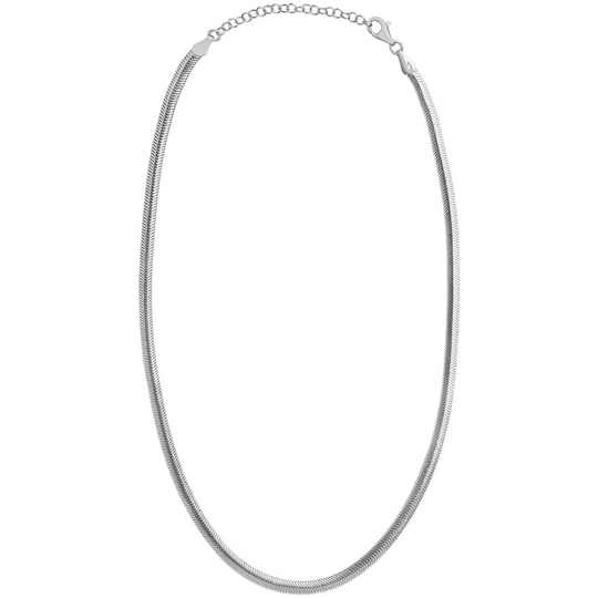 Silver Flexible Snake Necklace