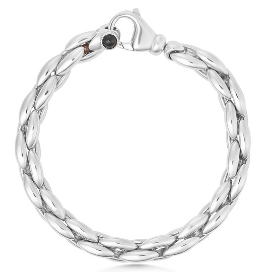 Silver Graduated Heirloom Bracelet