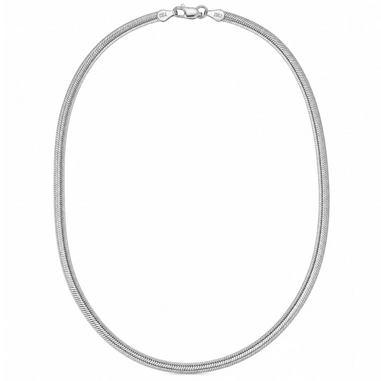Silver Snake Necklace