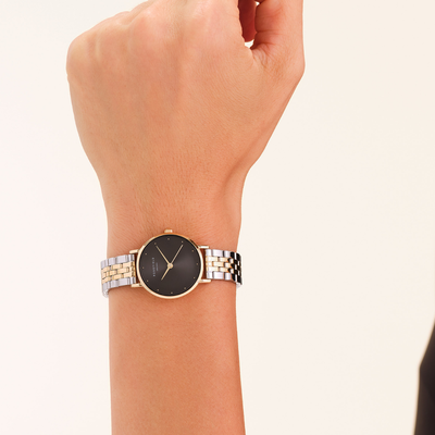 Rosefield Small Edit Black Duotone Watch MODEL