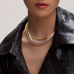 Snake Necklace modelled