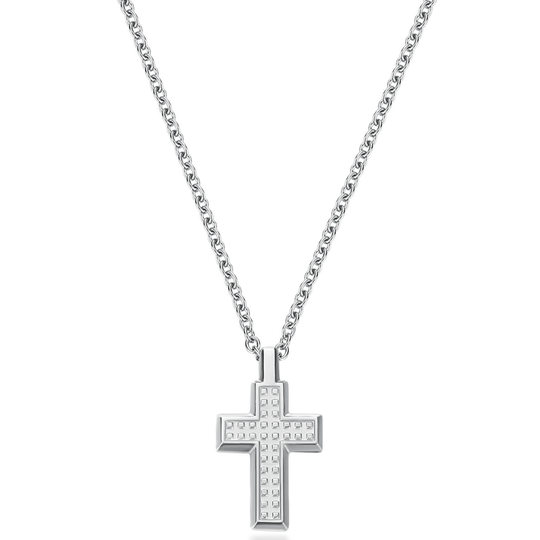 Stainless Steel CZ Cross