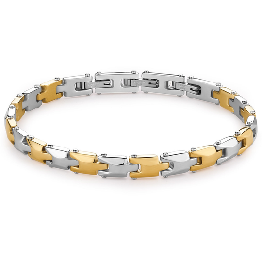 Stainless Steel Two Tone Bracelet