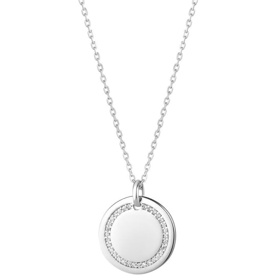 Sterling Silver Disc Pendant