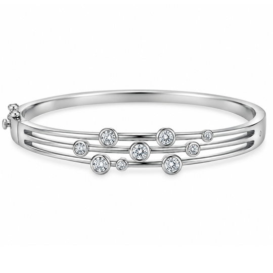 Sterling Silver Statement Bangle