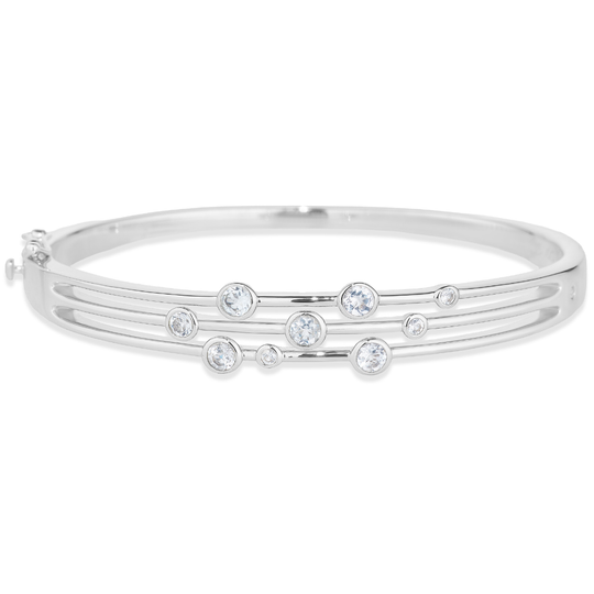 Sterling Silver Statement Bangle
