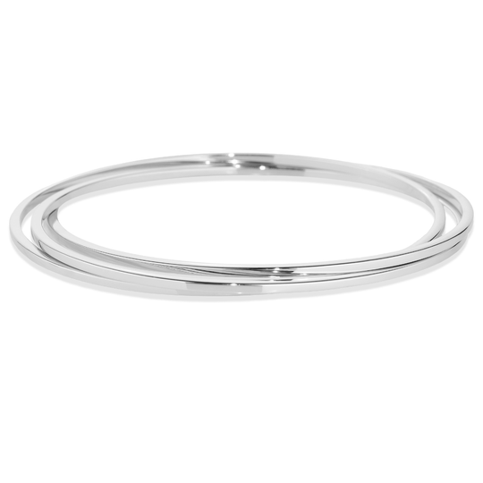 Sterling Silver Trio Bangle