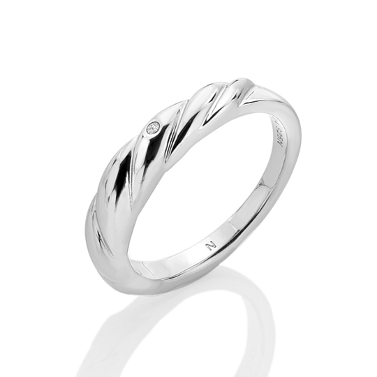 Sterling Silver Twist Ring
