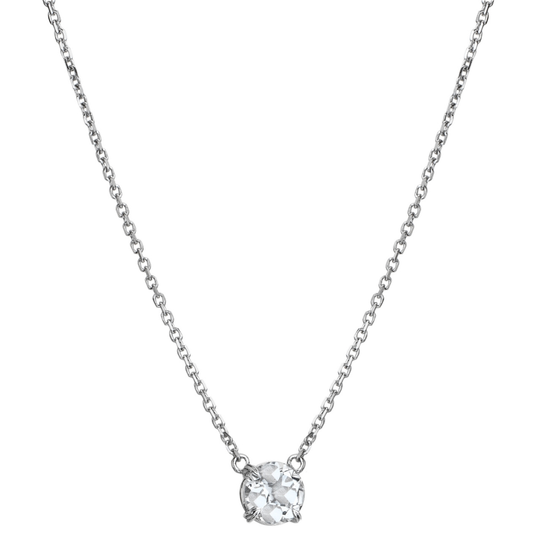Sterling Silver White Topaz Pendant