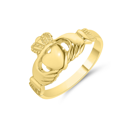 9ct Yellow Gold Claddagh Ring
