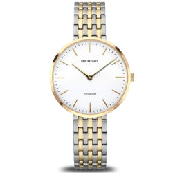 Bering two tone titanium watch