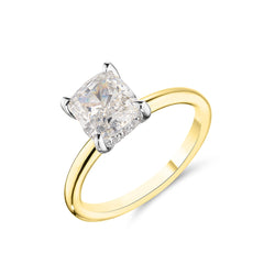 1.71ct Cushion Cut Solitaire Engagement Ring