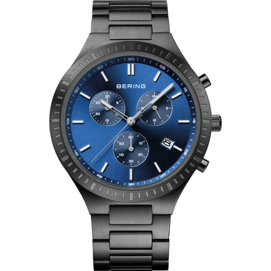 Gent's Bering Titanium Brushed Black Watch