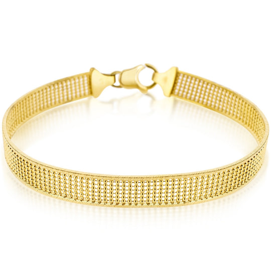 14ct Yellow Gold Mesh Bracelet