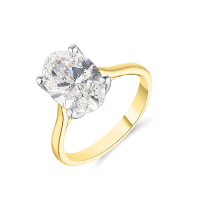 3.05ct Oval Solitaire Engagement Ring