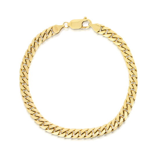 Yellow Gold Gent's Curb Link Bracelet