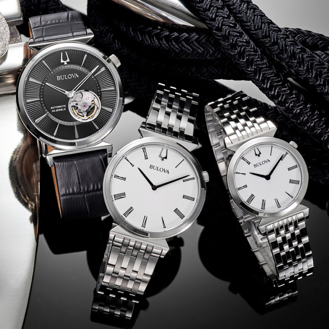 Gent's Bulova Regatta. White Dial Watch | Ryan Thomas Jewellers