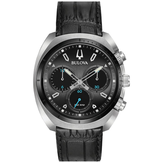 Gent's Bulova Curv Classic Strap Watch
