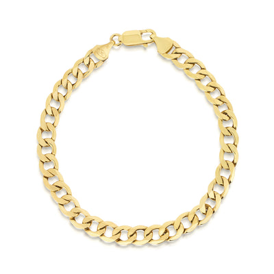 9ct Yellow Gold Curb Link Bracelet