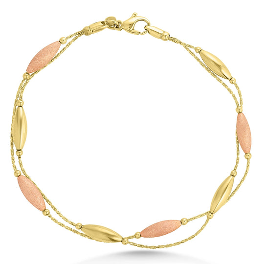 Yellow & Rose Gold Bracelet