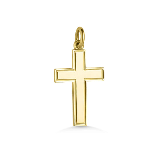 9ct Yellow Gold Gent's Cross