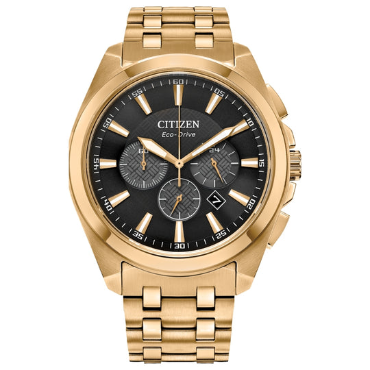 Gent's Citizen Black Dial Chronograph Watch