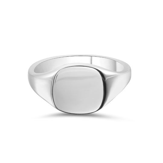 White Gold Gent's Signet Ring