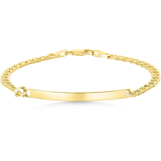 Yellow Gold Gent's ID Bracelet