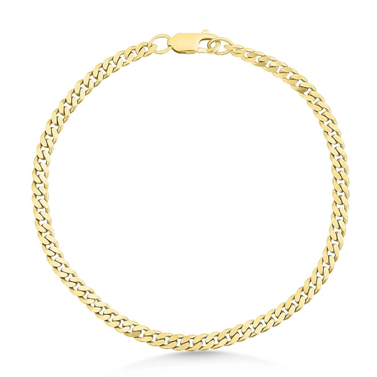 Yellow Gold Gent's Curb Bracelet